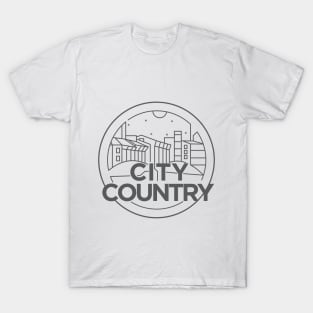 illustration line city T-Shirt